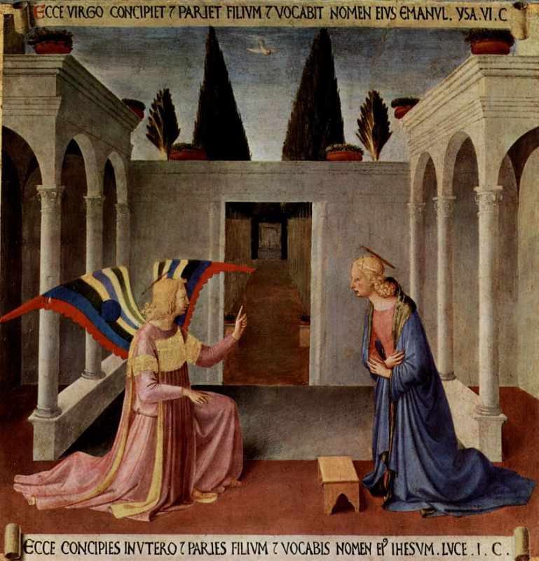 Fra Beato Angelico. Scenes from the life of Christ: the Annunciation