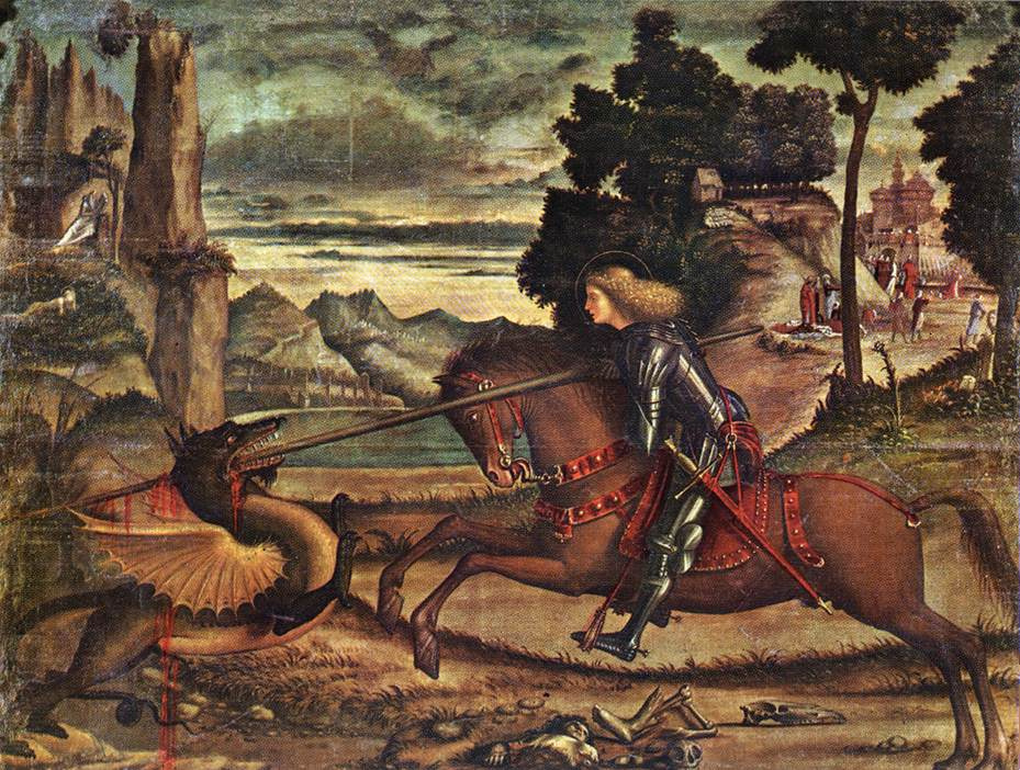 Vittore Carpaccio. SV. George and the dragon