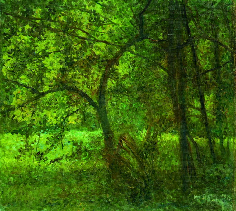 Tetyana Yablonska. Green grove