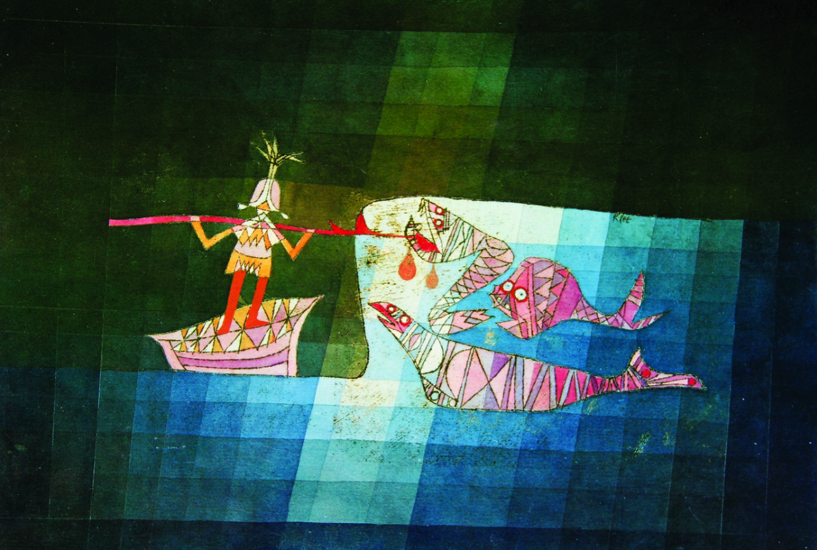 Paul Klee. Battle scene from the comic fantastic Opera "the Seafarer"