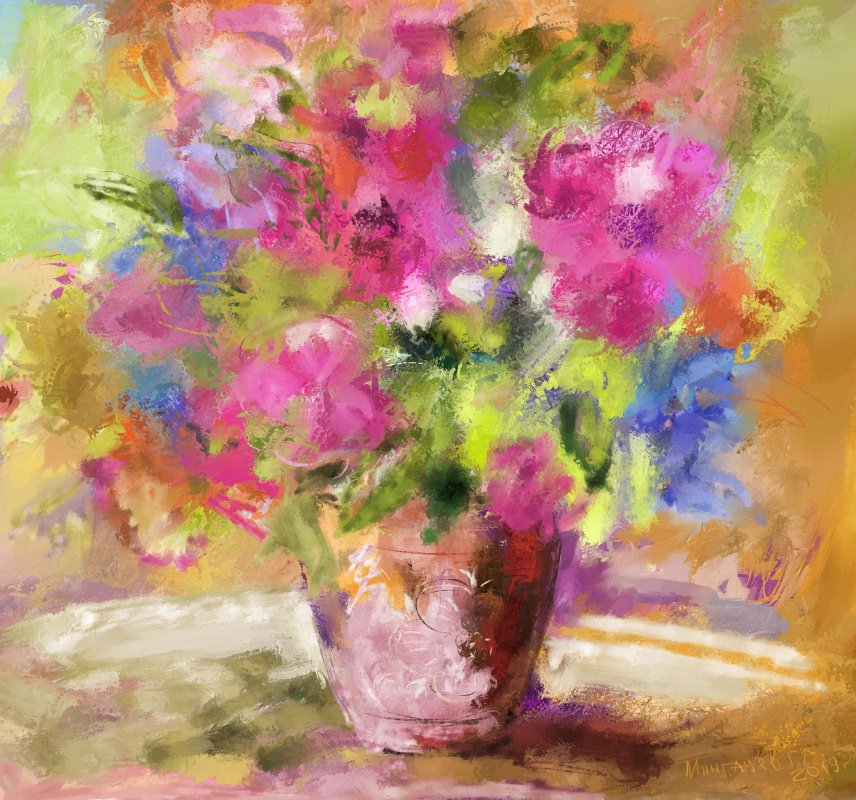 Galiyar Mingachev. Summer bouquet