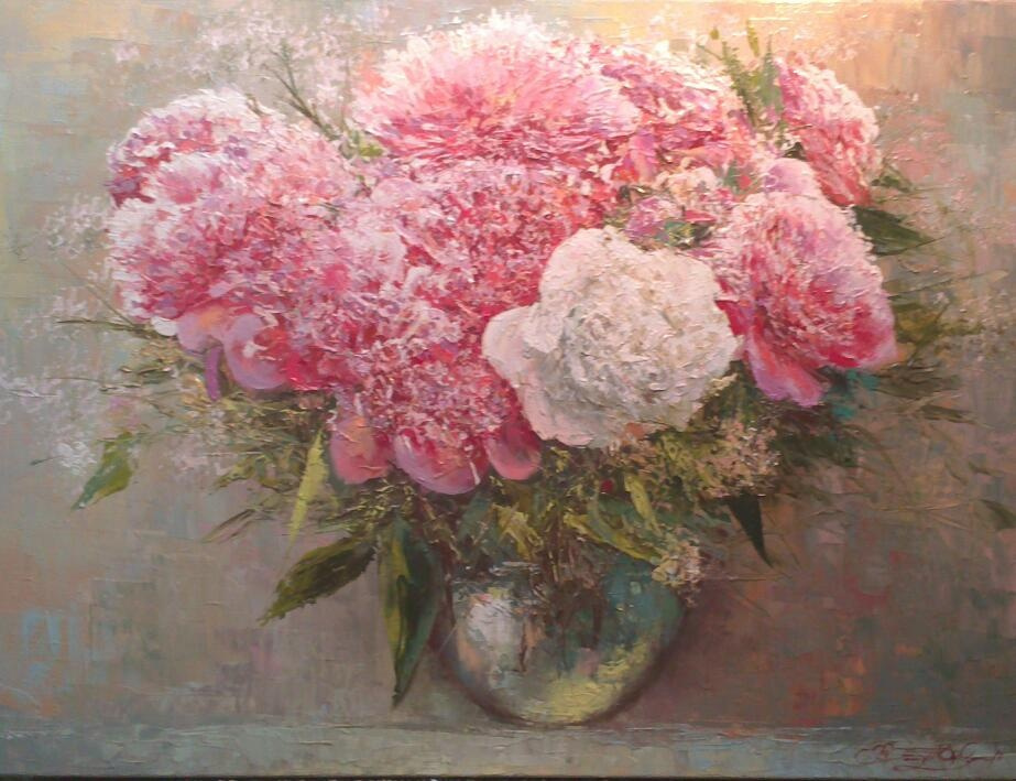 Victor Viktorovich Yurov. Peonies