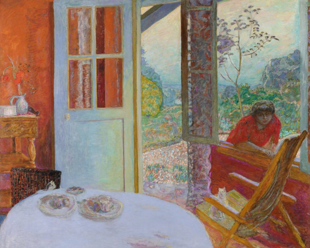 Pierre Bonnard. Dining room in the country