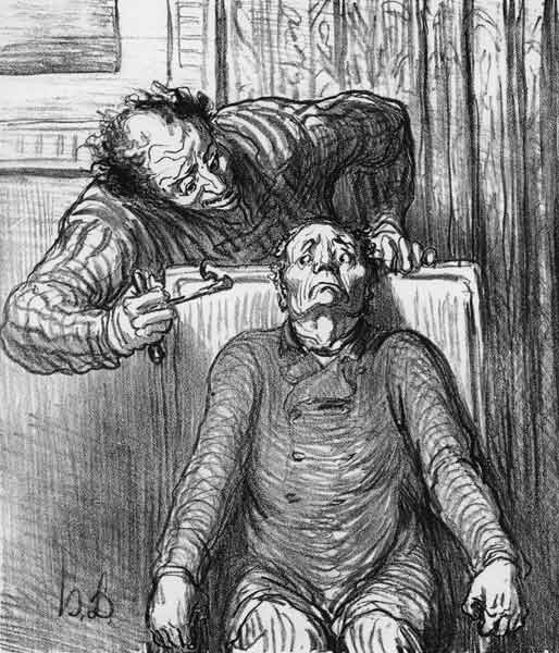Honore Daumier. Dentiste