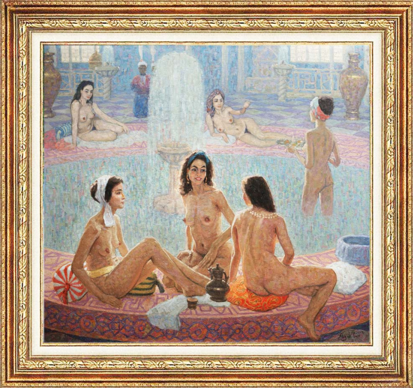 Igor Razzhivin. Turkish baths