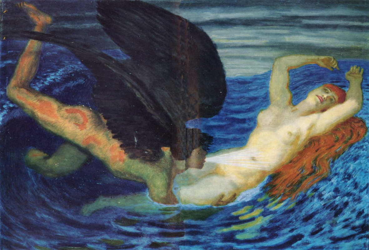 Franz von Stuck. The wind and the wave