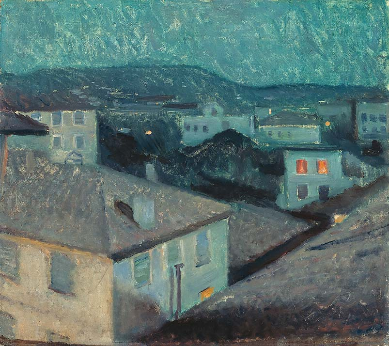 Edward Munch. Night in Nice