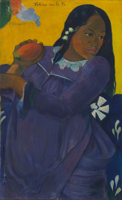Paul Gauguin. Woman with mango