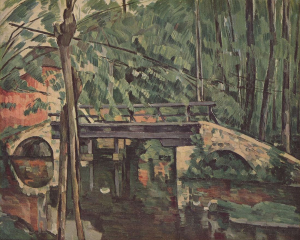 Paul Cezanne. Forest bridge