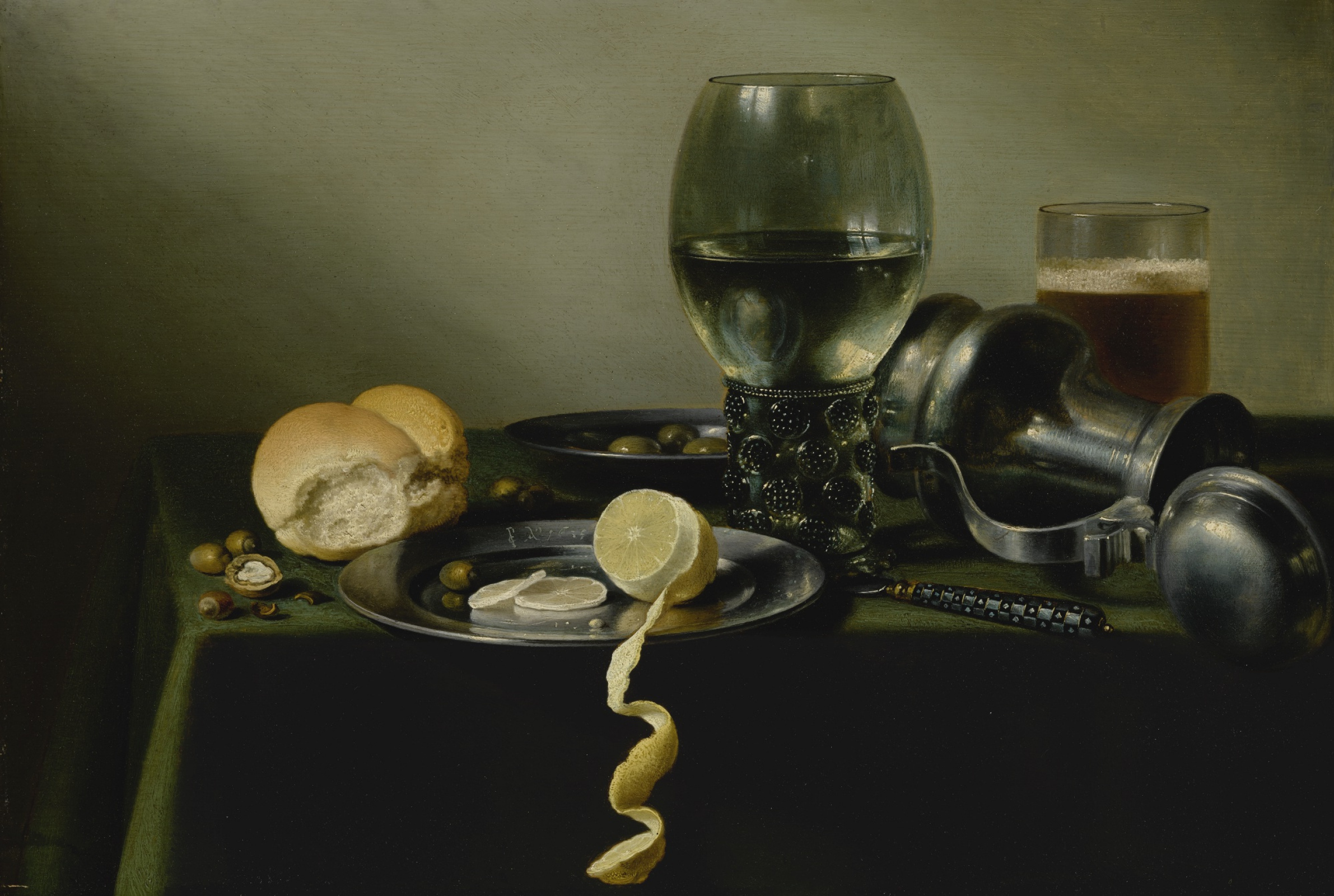 Buy digital version: Still Life with a Römer, an Open Jug and