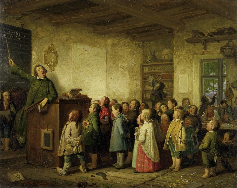 Johann Peter Gazhenclere. Rural school