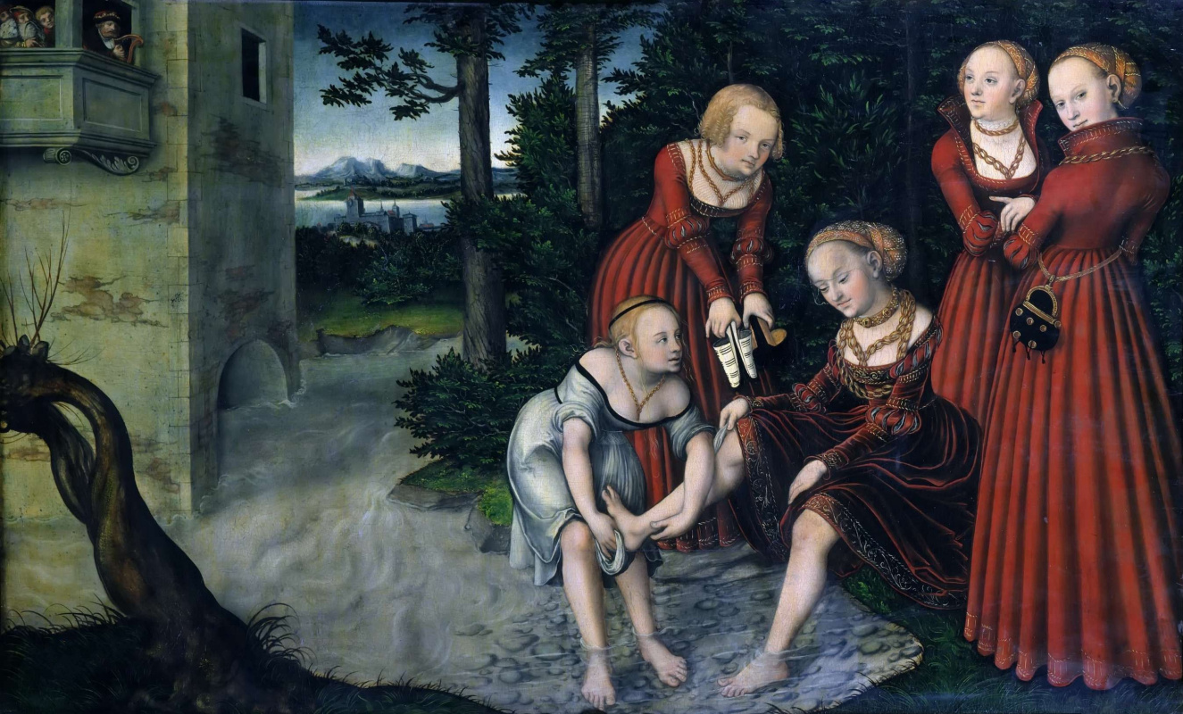 Lucas the Younger Cranach. David and Bathsheba