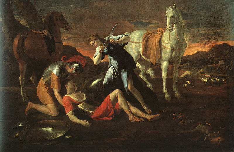 Nicolas Poussin. Tancred and Erminia