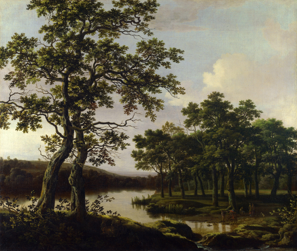 Joris van der Hagen. River landscape