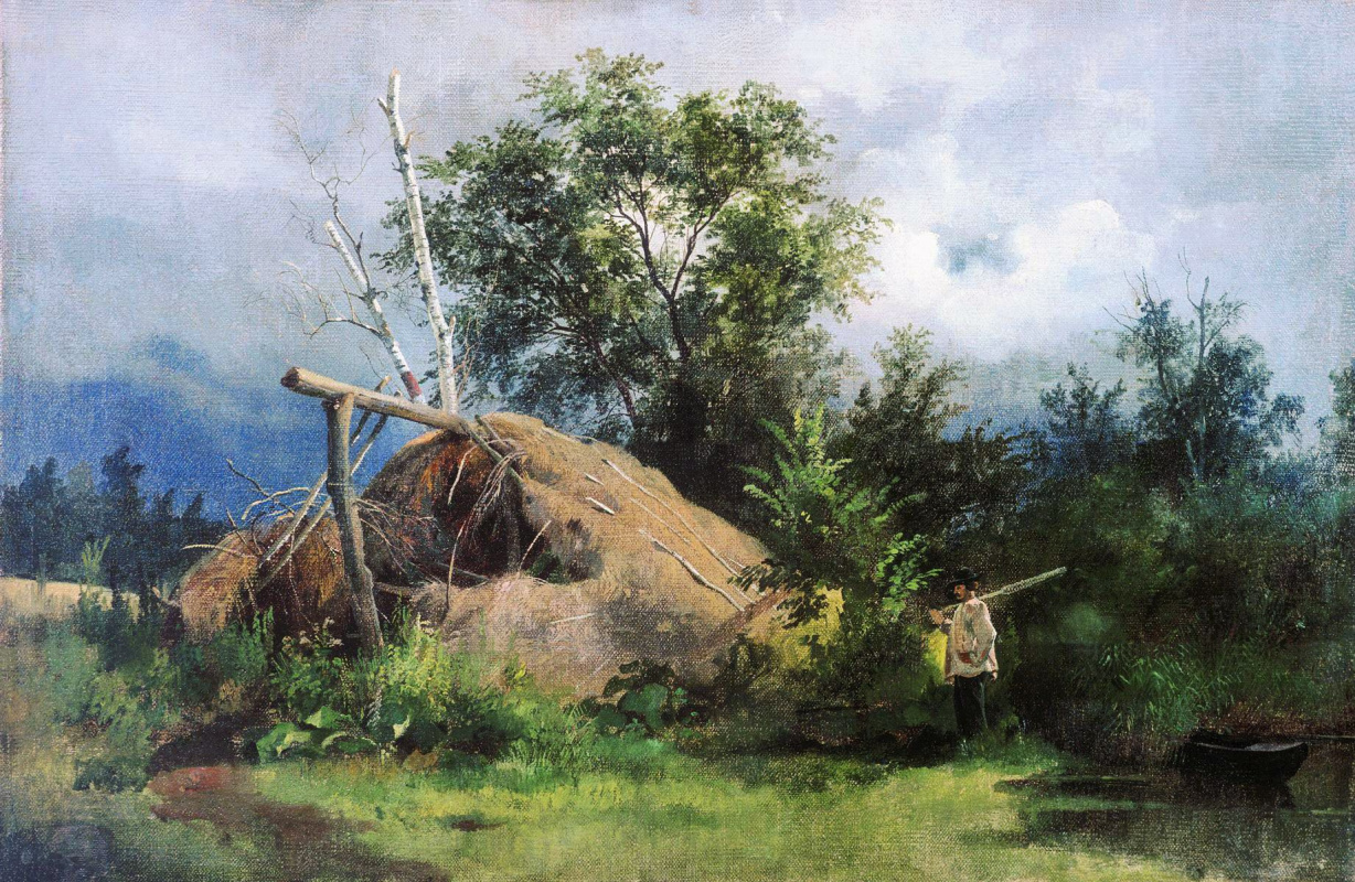 Ivan Ivanovich Shishkin. The hut