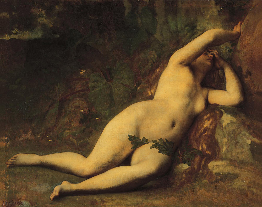Alexandre Cabanel. Eve after the fall
