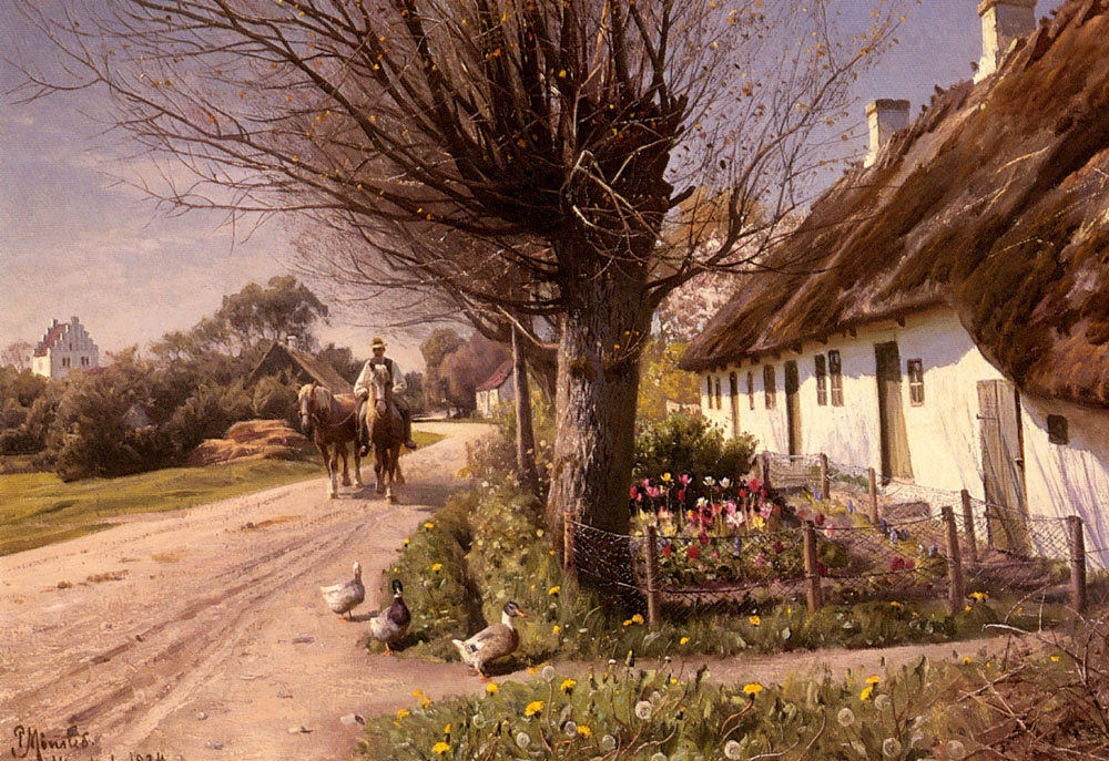 Peder Mørk Mønsted. Cottages