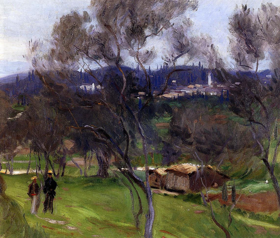 John Singer Sargent. Olive trees on Corfu