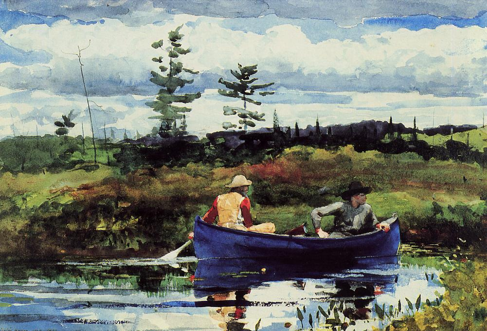 Winslow Homer. Blue boat