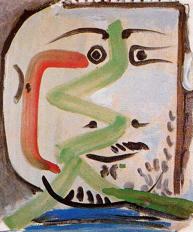 Pablo Picasso. Head of a man