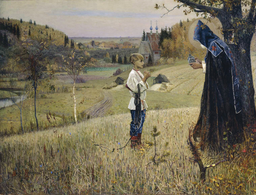 Mikhail Vasilyevich Nesterov. The vision of young Bartholomew