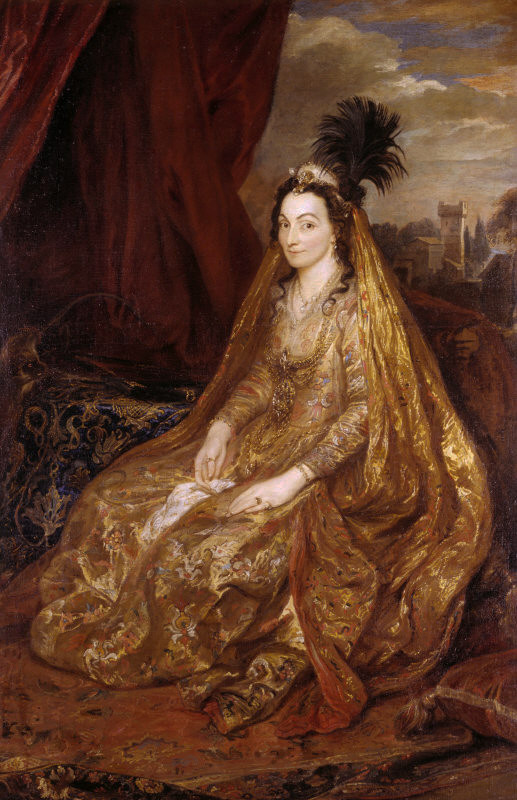 Anthony van Dyck. Portrait of Teresa Khan, lady Shirley