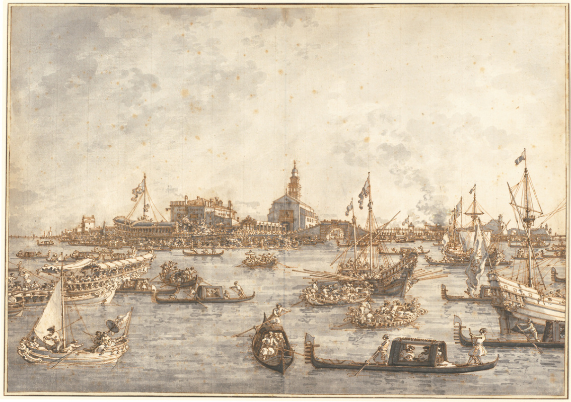 Giovanni Antonio Canal (Canaletto). Ascension Day in Venice