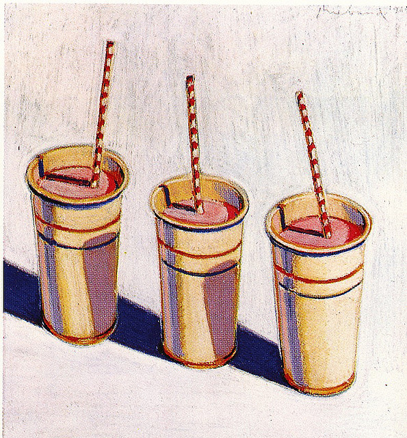 Wayne Thiebaud. Drinks