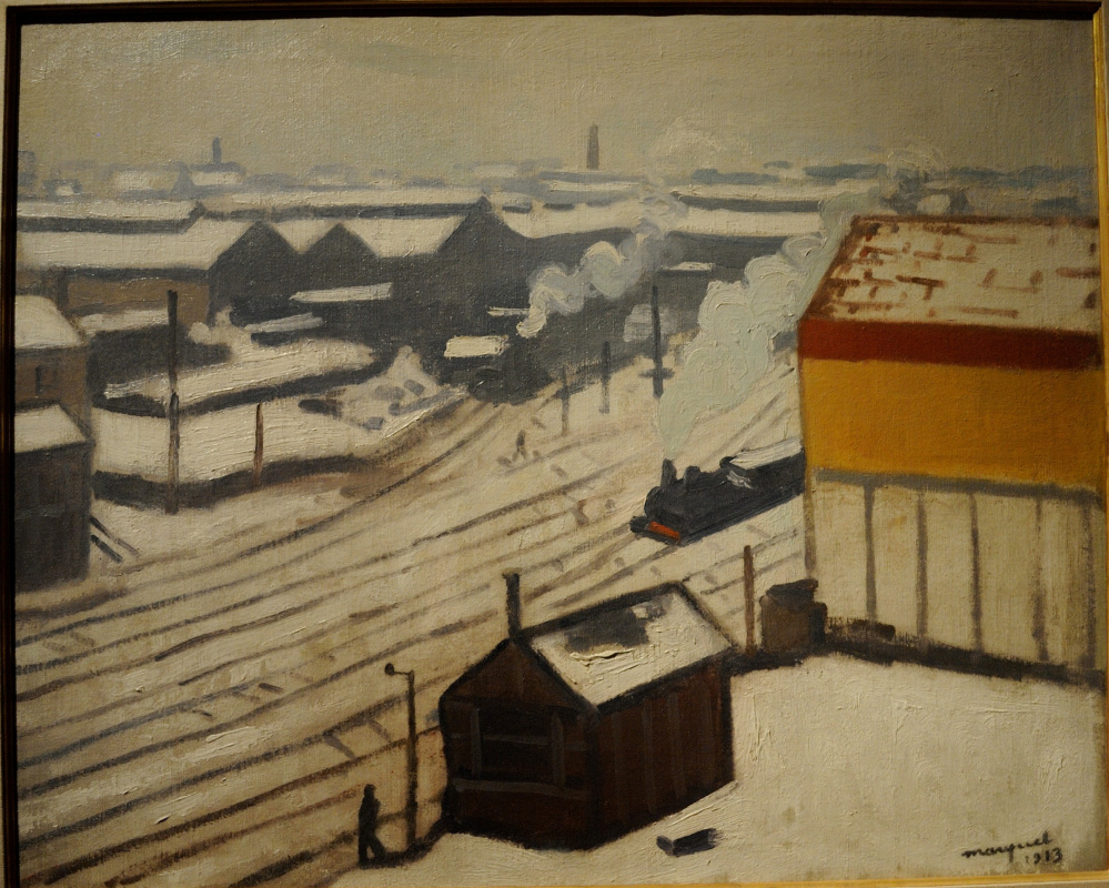 Albert Marquet. ......在雪地里