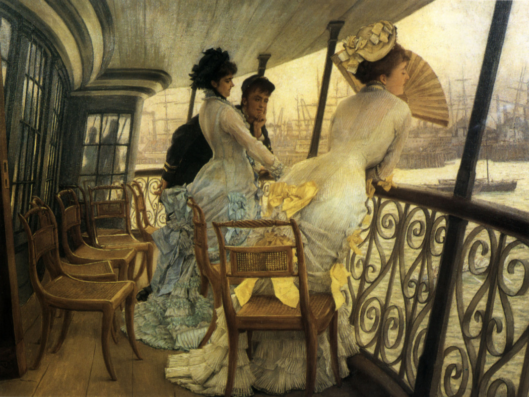 James Tissot. English warship Kolkata