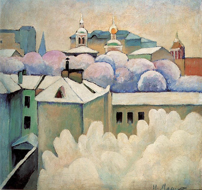 Ilya Mashkov. The roofs of the houses