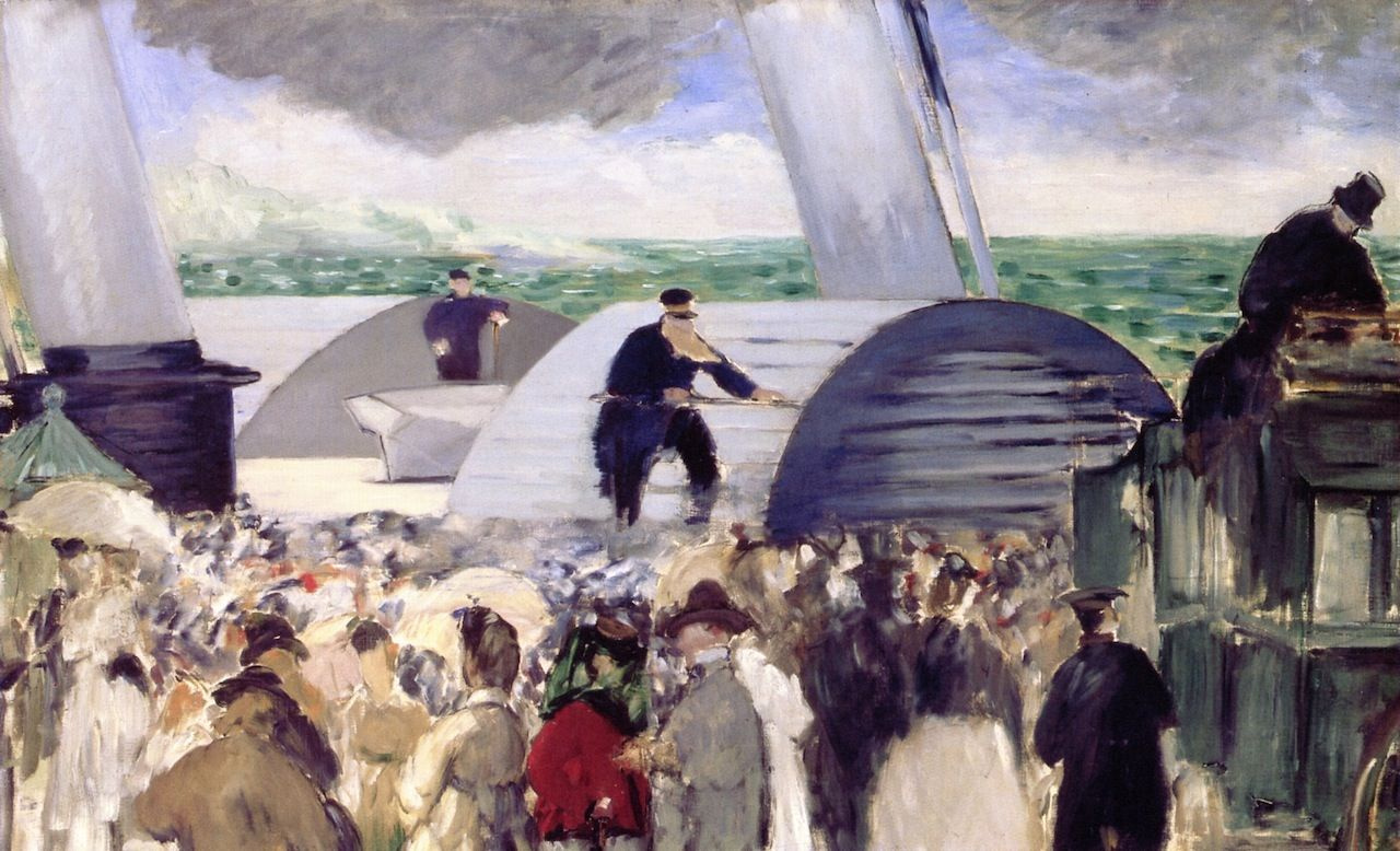 Edouard Manet. Departure from Folkestone