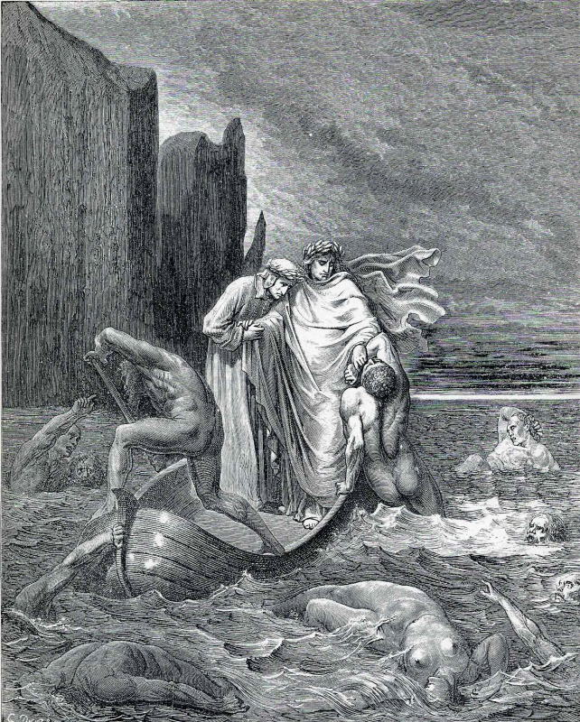 Paul Gustave Dore. Illustration for the "Divine Comedy"