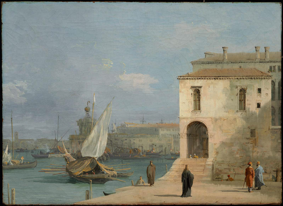 Giovanni Antonio Canal (Canaletto). Fontemetto della Farina in Venice