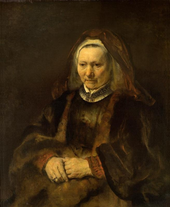 Rembrandt Harmenszoon van Rijn. Portrait of an elderly woman