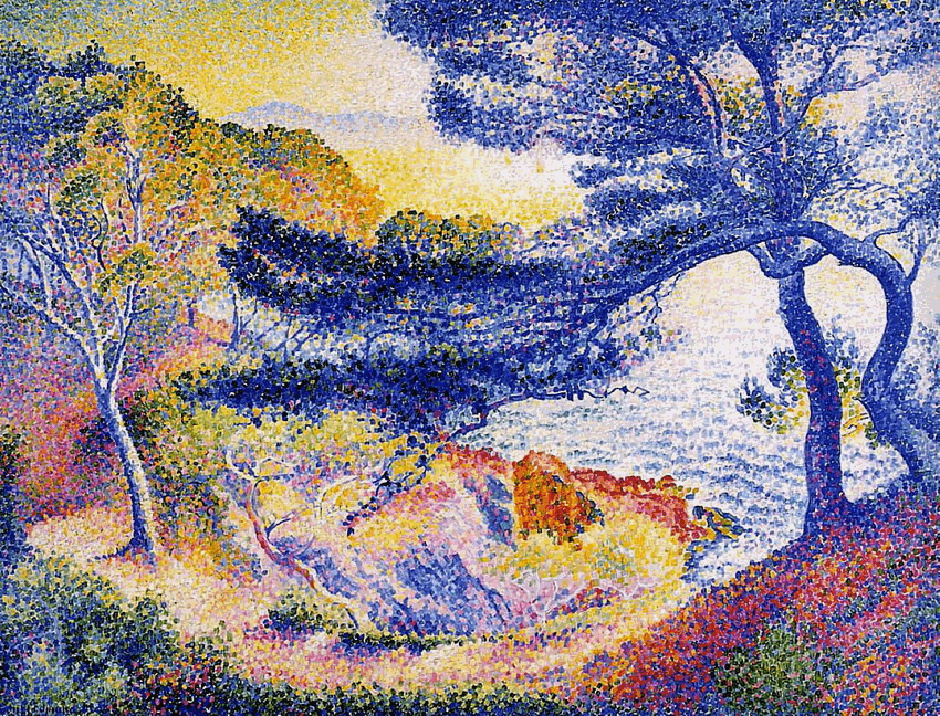 Henri Edmond Cross. Cape Layet in Provence