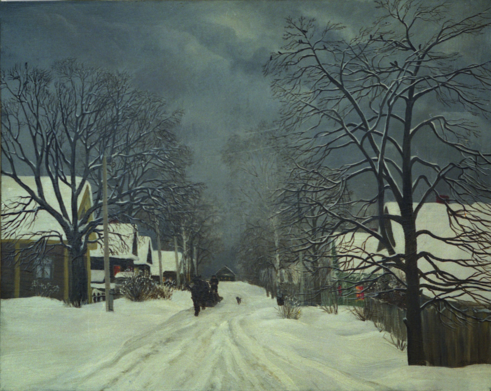 Marina Dmitrievna Razin. Winter in Ploskovo