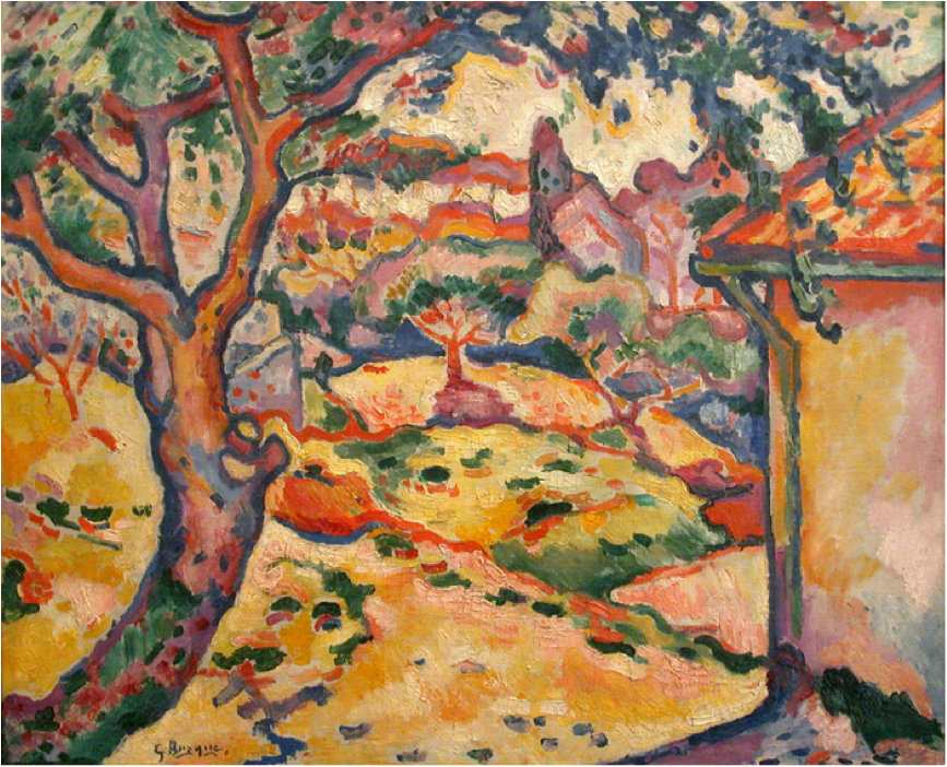 Georges Braque. Olive tree near l'estaque