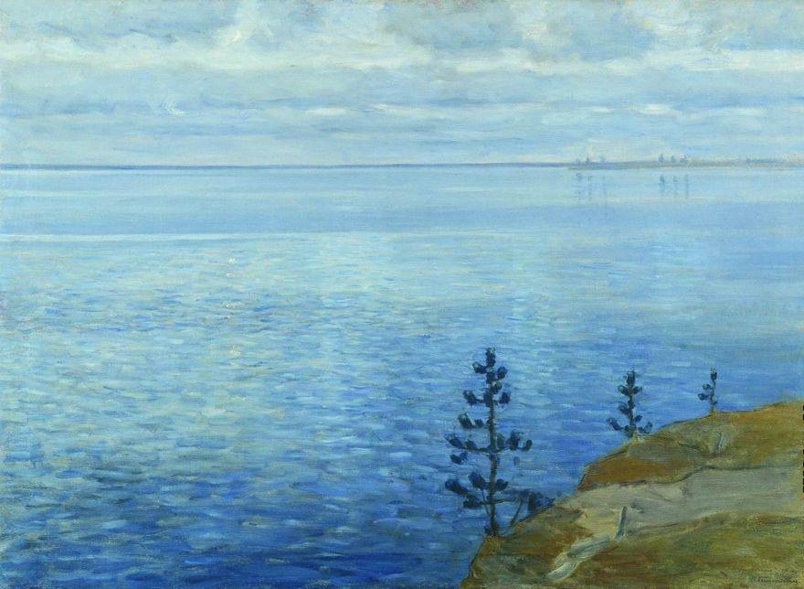 Witold Kaetanovich Byalynitsky-Birulya. The hour of silence. Lake Udomlya