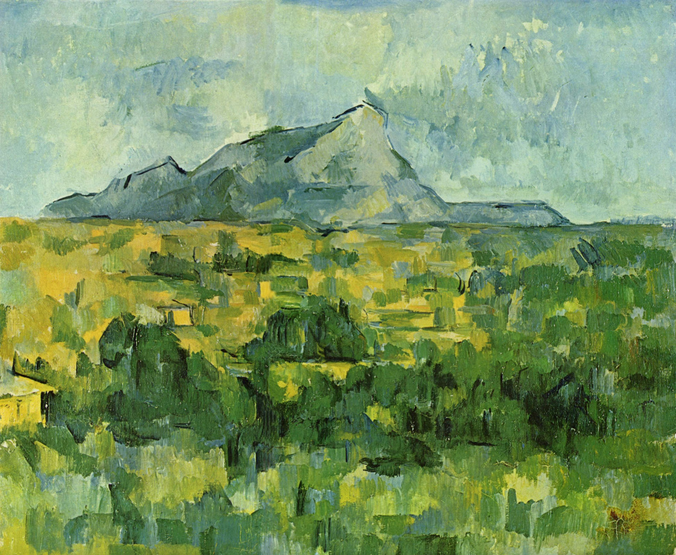 Paul Cezanne. Mount Sainte Victoire mountain (the Mount of Saint Victoria)