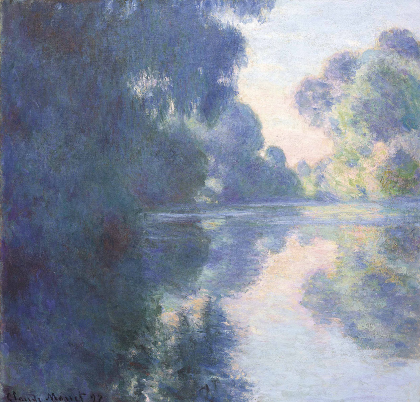 Claude Monet. Morning on the Seine