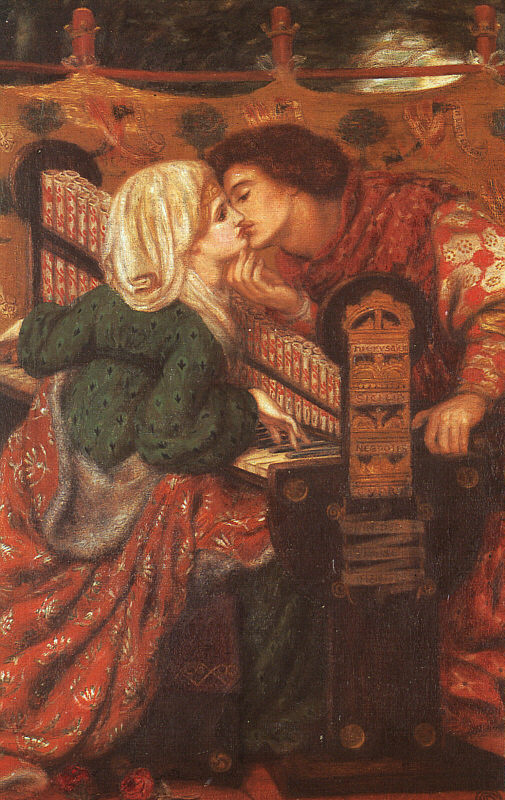 Dante Gabriel Rossetti. Honeymoon in the Cabinet of king Rene (Music)