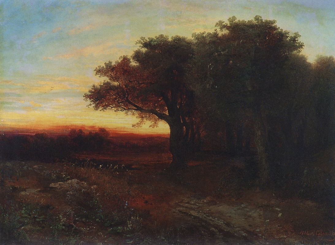 Alexey Savrasov. Sunset