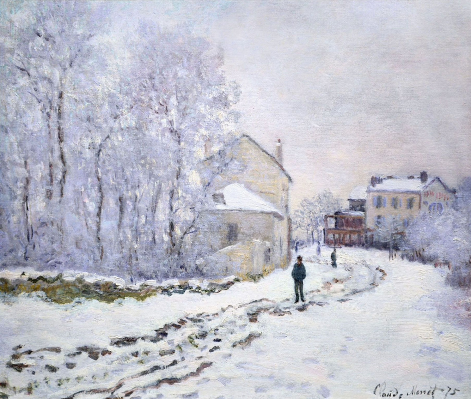 Claude Monet. Snow at Argenteuil