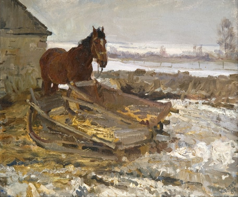 Yuri Krotov. Cavallo del villaggio.