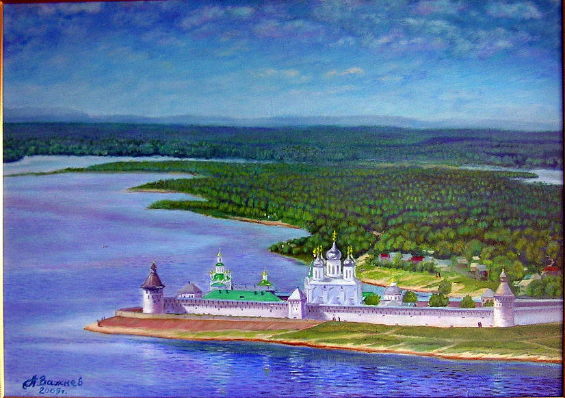 Alexander Fedorovich Vazhnev. "MAKARIEVSKAYA MONASTERY."