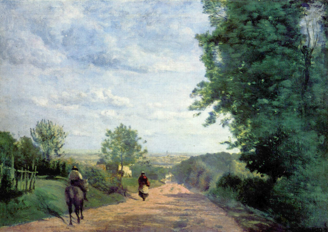 Camille Corot. Road to Sevres