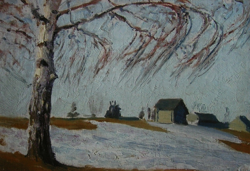 Arkady Alexandrovich Rylov. Winter. Birch