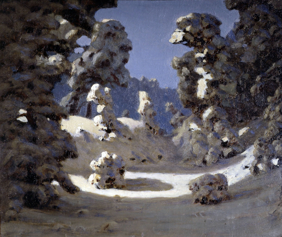 Arkhip Ivanovich Kuindzhi. Sun spots on hoarfrost