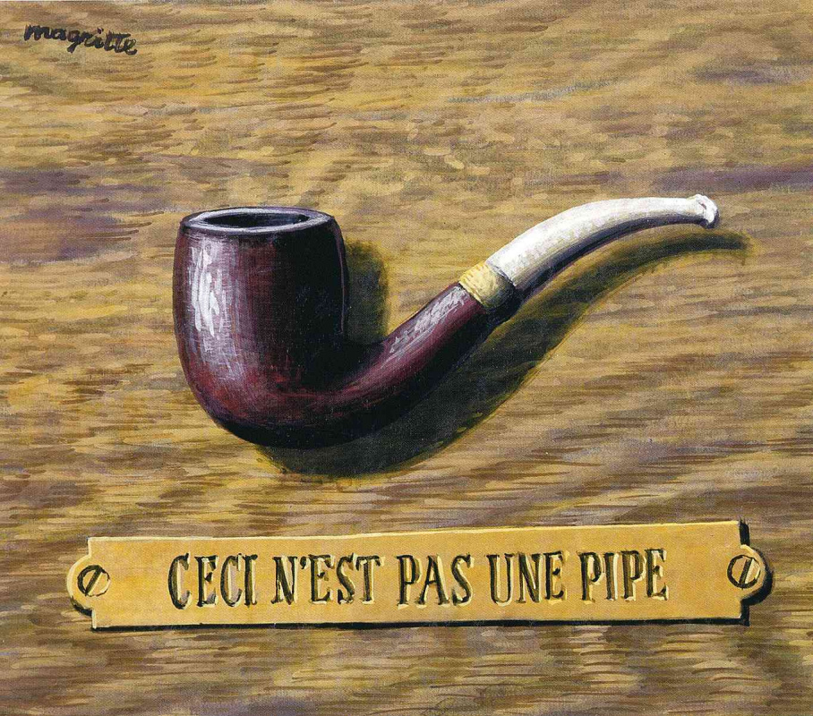 René Magritte. The treachery of images (This is not a pipe) II